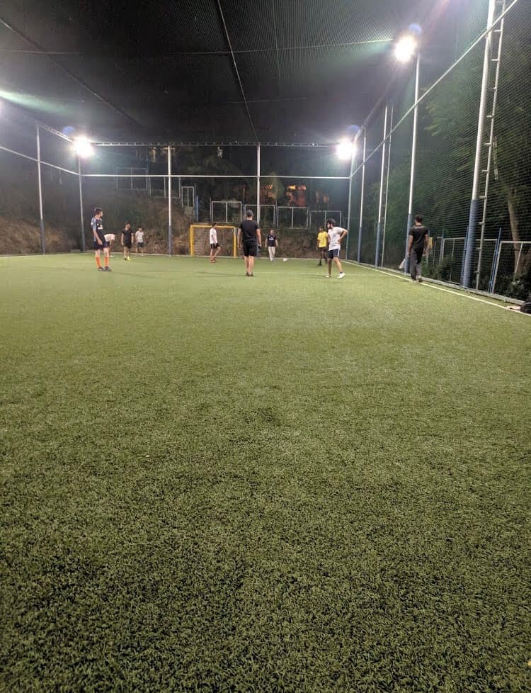 Football action shot